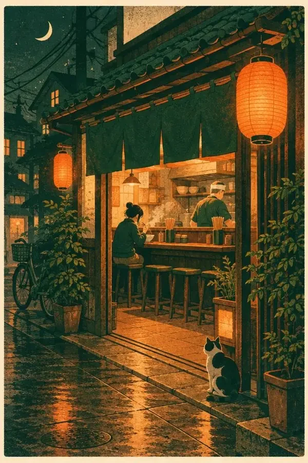 深夜食堂的小确幸 - 红果看剧 治愈类短剧封面